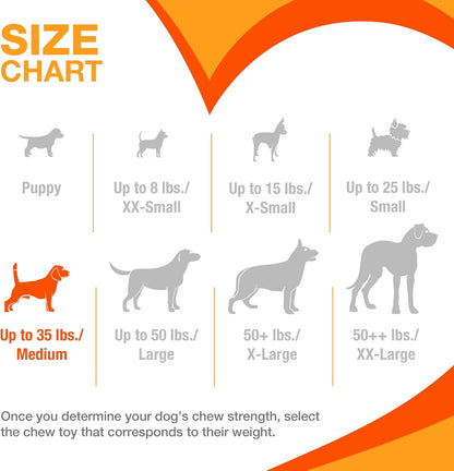 Original Bone Power Chew Toys for Dogs, Durable & Tough Dog Toys for Aggressive Chewers,Asted Blast Bacon & Chicken Flavor, Medium - up to 35 Lbs, 1 Count
